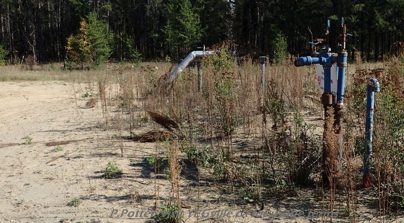 Oil field installation, north east corner of Bridge Lake NA, P. Potter, October 1, 2023.