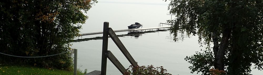 Calm fall day on Pigeon Lake, Sept 18, 2020.