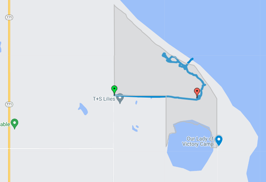 Exploration of the Southern portion of the Gull Lake PRA. 2024-09-22, P. Potter.