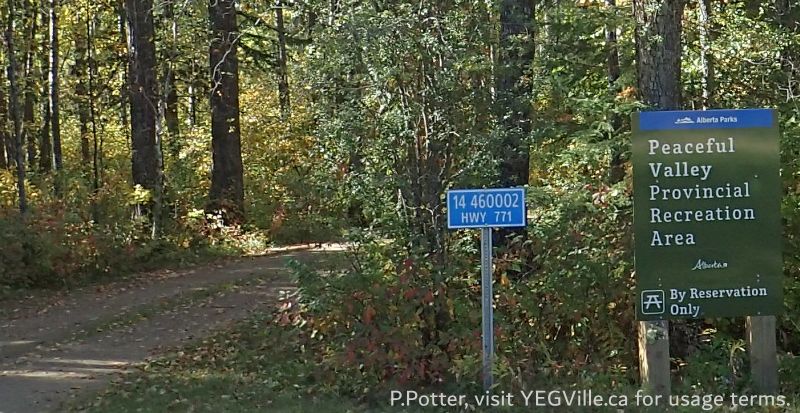 Entrance to the PRA, Peaceful Valley PRA, 2024-09-24, P. Potter.