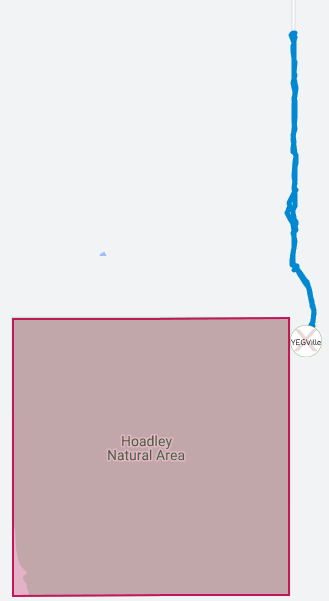 Route map, Hoadley NA, 2024-09-25, P. Potter.