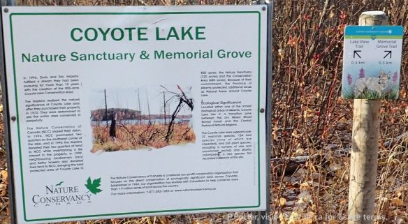 Example of excellent signage, NCC+ Coyote Lake Complex, 2024-10-29, P. Potter.