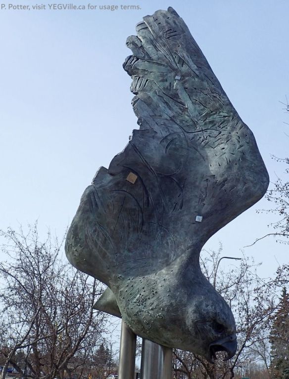 Threshold (1999) art work, Robert Spaith, St. Albert Hx Tour, 2025-03-25, P. Potter.