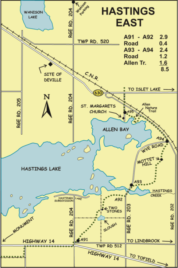 Hastings East: Beaverhills (A91 to A95)