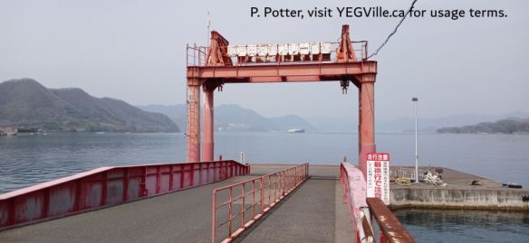 Small, medium, and large ferry transportation is still a pillar of transportation in Japan, 2026-03-29, P. Potter.