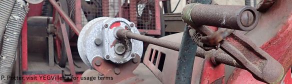 Pity the left arm of the fireman turning the siren, Fukuyama Auto and Clock Museum, 2026-04-01, P. Potter.