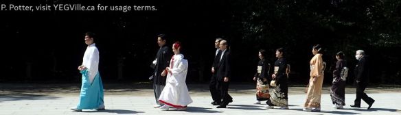 Bridal Party procession, 2026-04-03, Omishima Island, P. Potter.