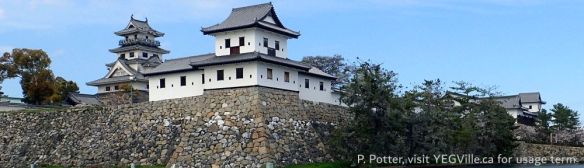 Looking SW into the castle ground, 2026-04-05, Imabari Castle, P. Potter.
