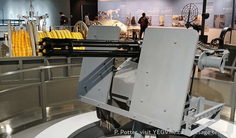 De-commissioned anti-aircraft gun, Kure and Japan Defense Museum, 2026-04-12, P. Potter.