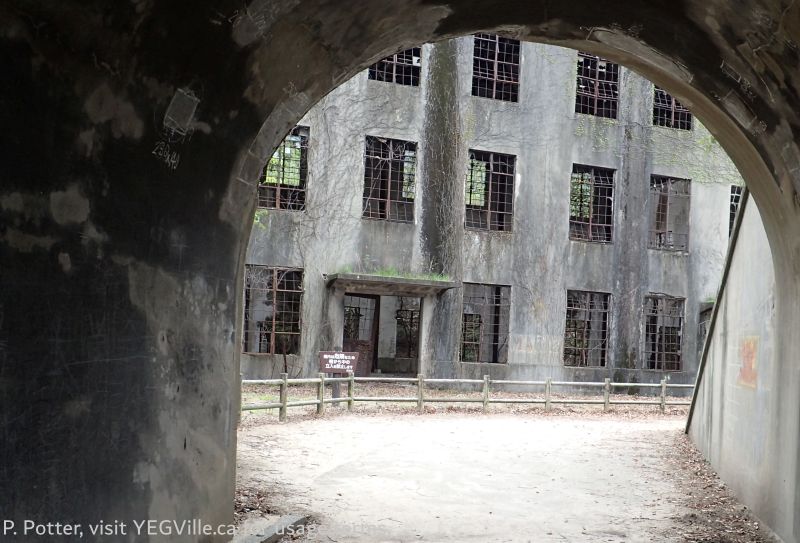 Power Plant Ruins, 旧:発電場跡, 2026-04-14, Rabbit Island, P. Potter.